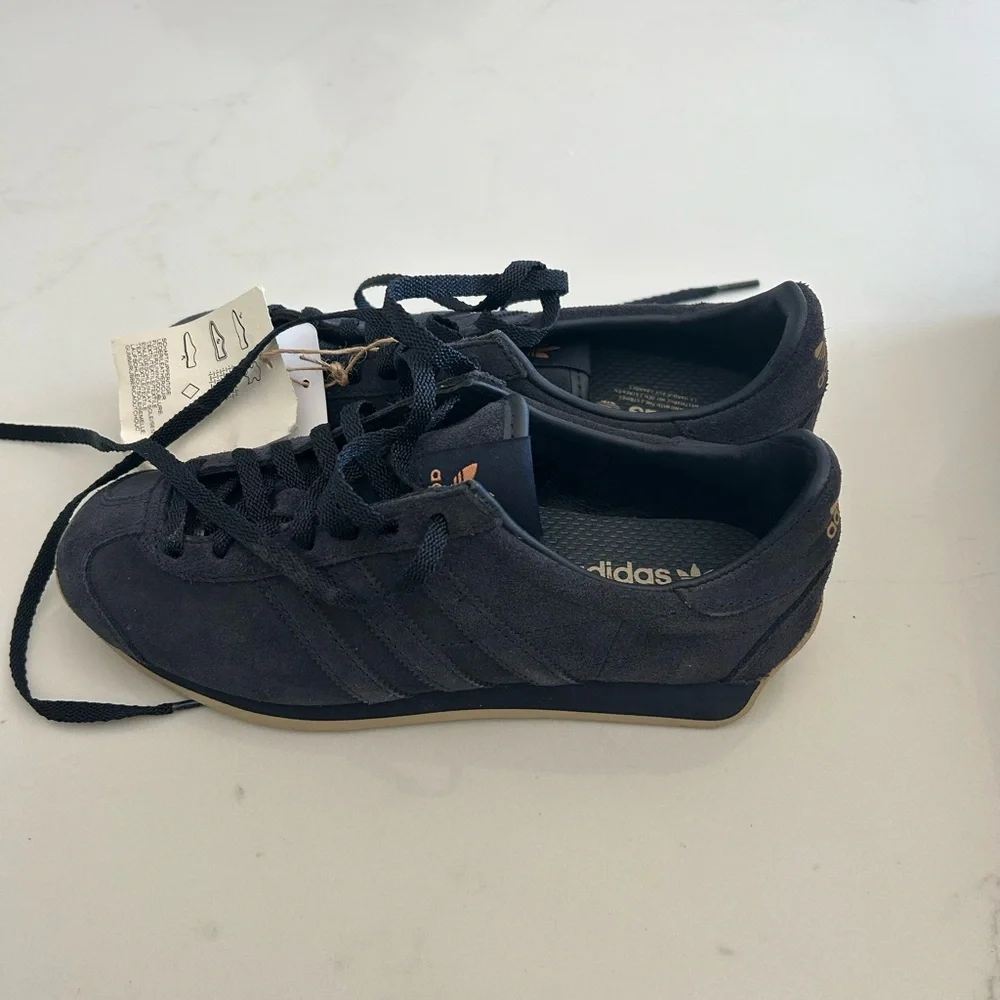 Adidas Navy and Gold Sneakers collaboration with KHAITE - Picture 11 of 16